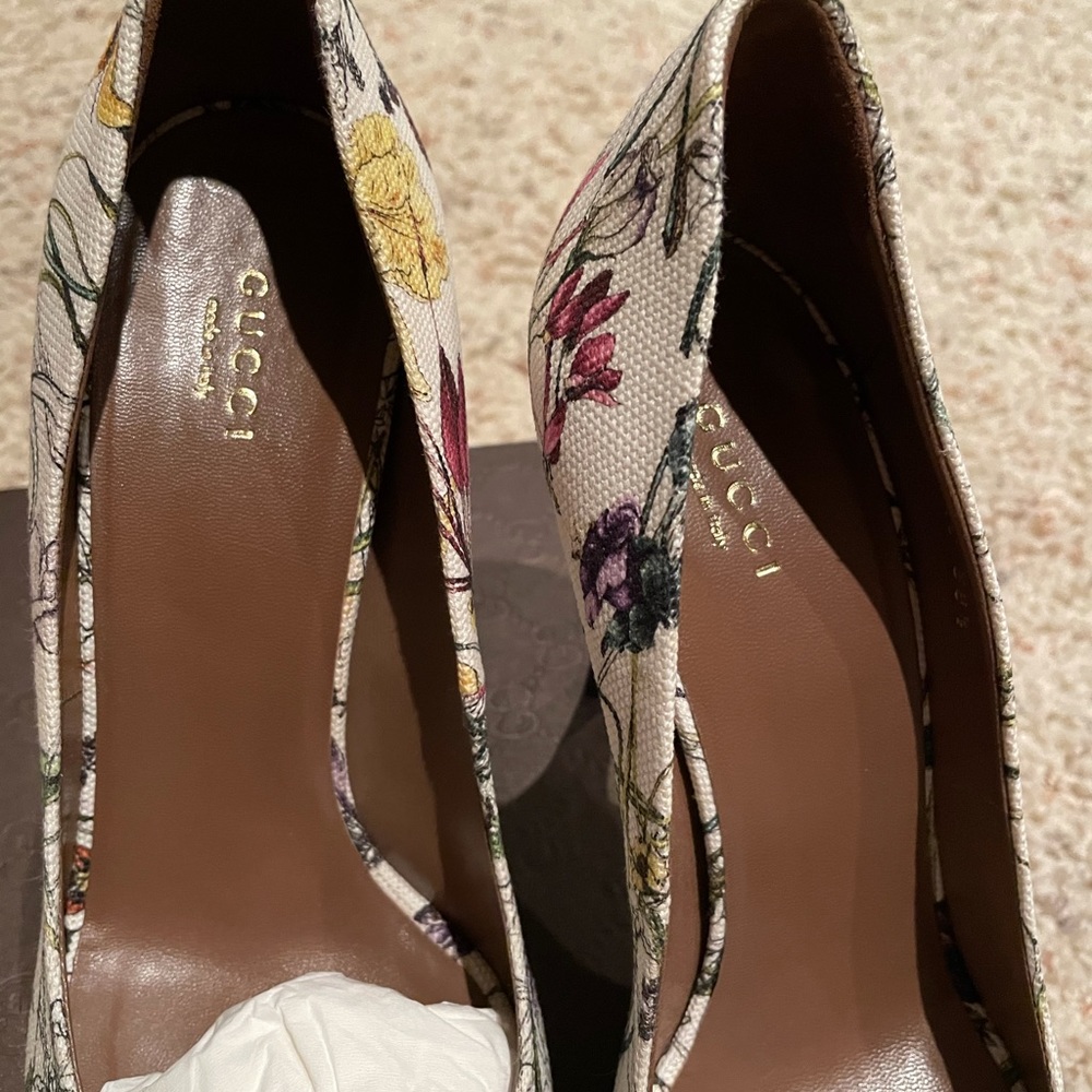 Gucci canvas floral m. In small/n char - Picture 3 of 11